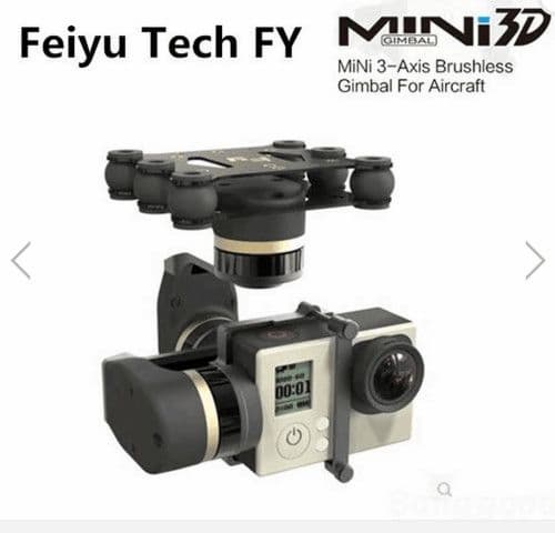 New Version Feiyu Tech FY MiNi3D 3 Axis Gimbal For GoPro4